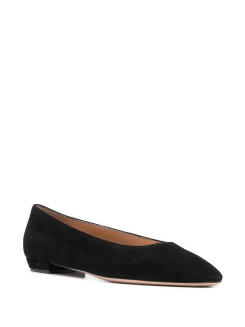 Gianvito Rossi nubuck ballet flats - Black - zdjęcie produktu nr 2