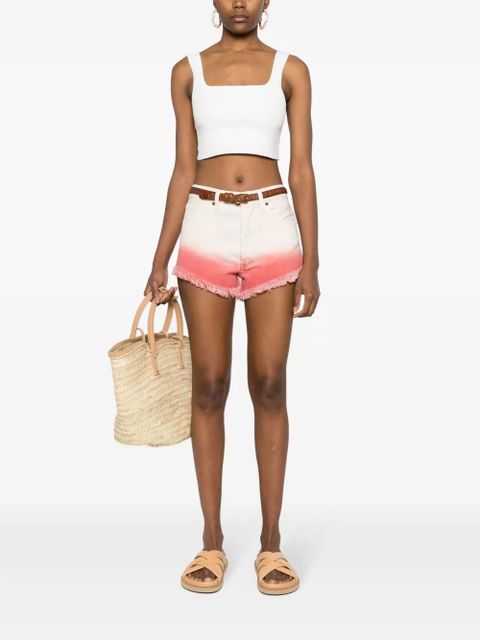 Alanui Bright Hues denim shorts - Neutrals - zdjęcie produktu nr 2