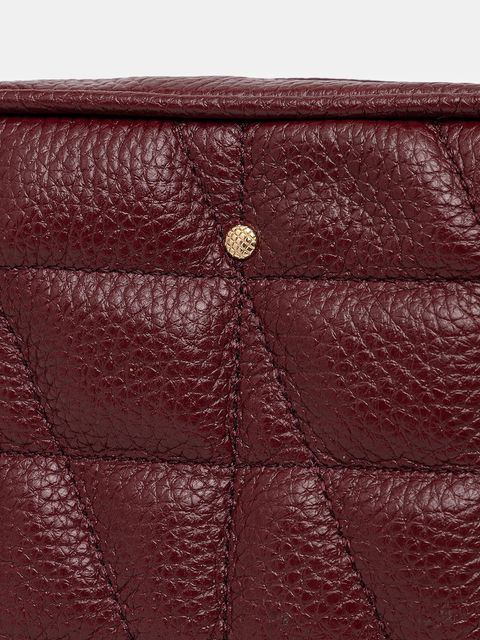 Geox torebka skórzana NARCISIA kolor bordowy D45K2A 00046