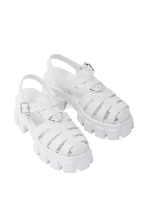Prada Monolith platform sandals - White - zdjęcie produktu nr 2
