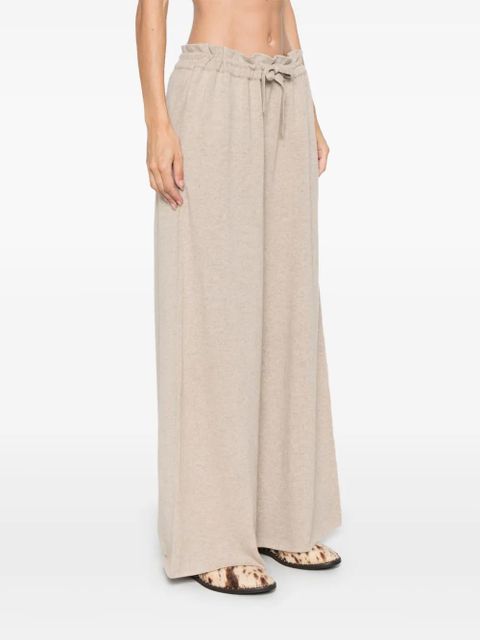 Jil Sander drawstring-waist cashmere trousers - Neutrals - zdjęcie produktu nr 2