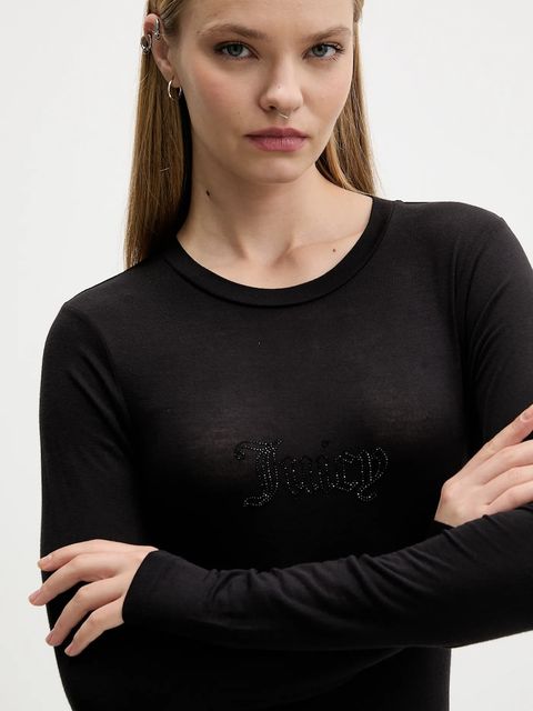 Juicy Couture longsleeve kolor czarny JCWCT225312