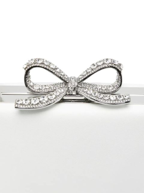 Self-Portrait bow-detailed tote bag - White