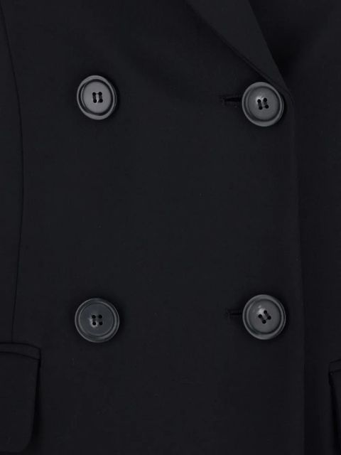 Sportmax double-breasted jacket - Black