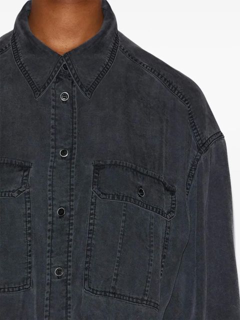 MARANT ÉTOILE Paige denim jumpsuit - Grey