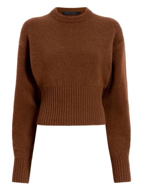 Proenza Schouler Randi ribbed-knit sweater - Brown - zdjęcie produktu nr 1