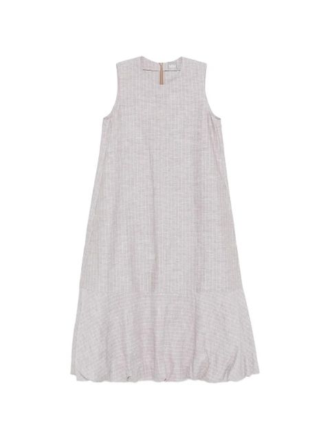 Max Mara striped mini dress - Neutrals - zdjęcie produktu nr 1