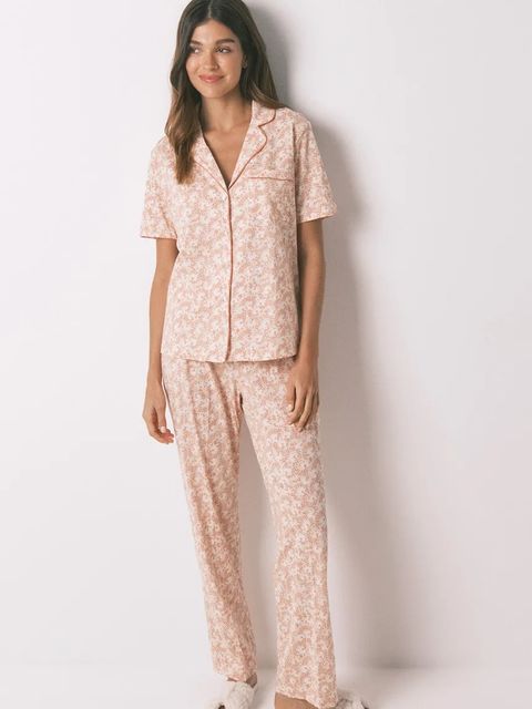 women'secret piżama bawełniana damska kolor pomarańczowy bawełniana 4852098 - zdjęcie produktu nr 1