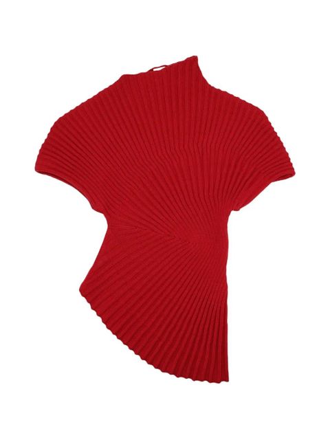 Cult Gaia Annemie ribbed top - Red - zdjęcie produktu nr 1