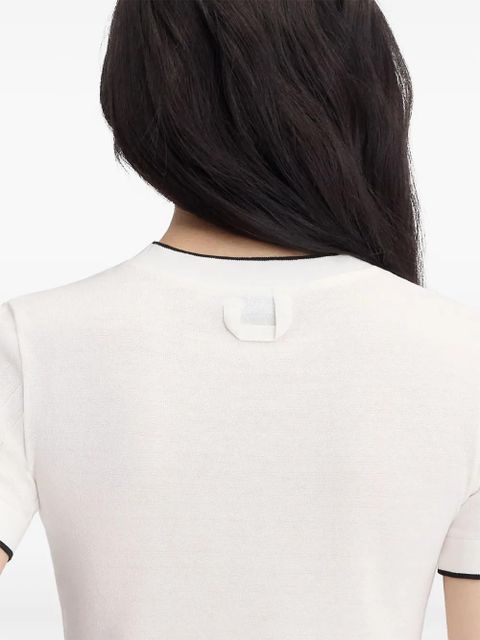 Jacquemus Le Tshirt Tricot top - White