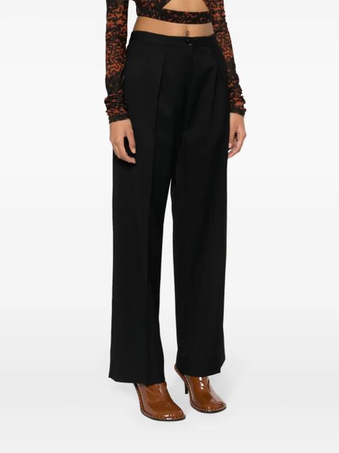 Acne Studios wide-leg tailored trousers - Black