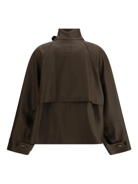 LOEWE leather short parka - Brown - zdjęcie produktu nr 2