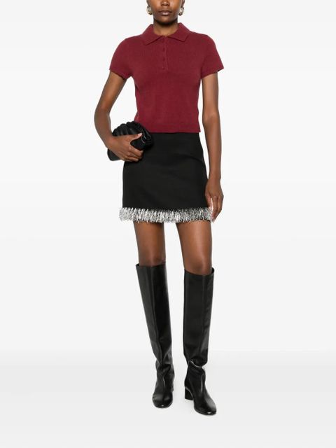 Simkhai short-sleeve polo top - Red