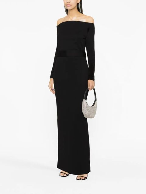 Solace London long-sleeve long dress - Black - zdjęcie produktu nr 2