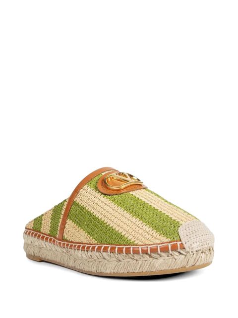 Valentino Garavani striped-design espadrilles - Green - zdjęcie produktu nr 2