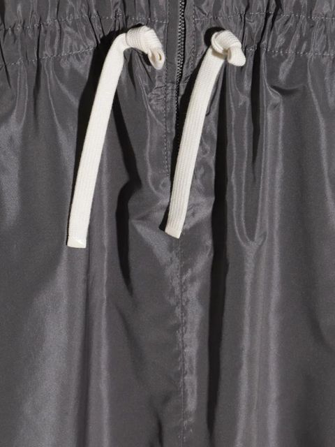 Miu Miu drawstring-waist dress - Grey