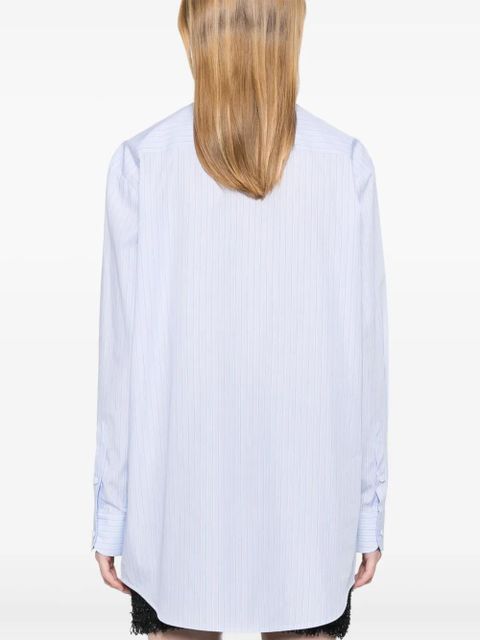 Gucci striped cotton shirt - Blue
