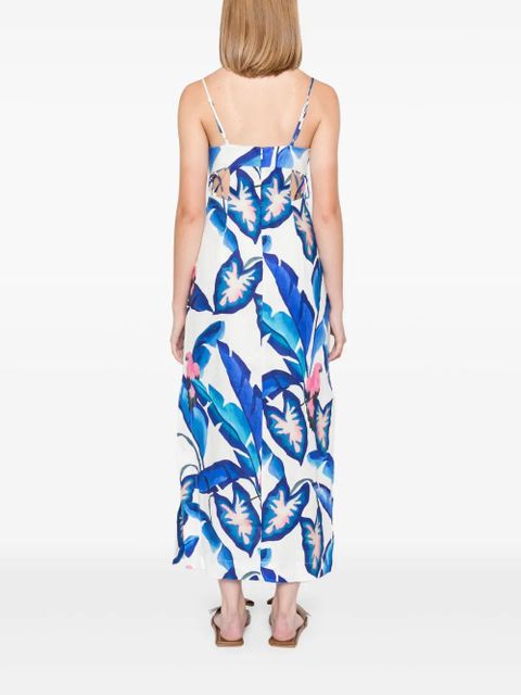 FARM Rio Foliage maxi dress - White