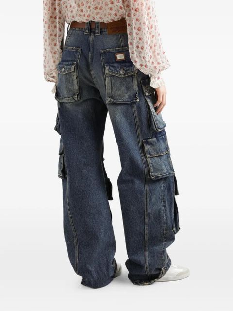 Dolce & Gabbana cargo-pocket jeans - Blue