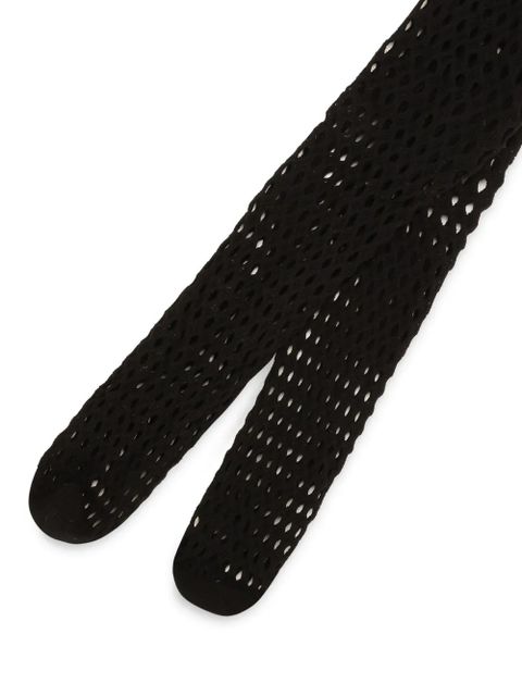 Dolce & Gabbana branded-elastic mesh tights - Black - zdjęcie produktu nr 2