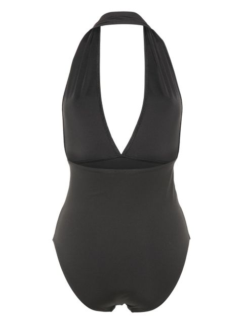 TOTEME halterneck stretch-jersey swimsuit - Grey - zdjęcie produktu nr 2