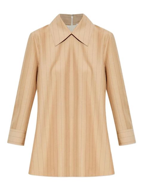 Jil Sander pinstriped blouse - Neutrals - zdjęcie produktu nr 1
