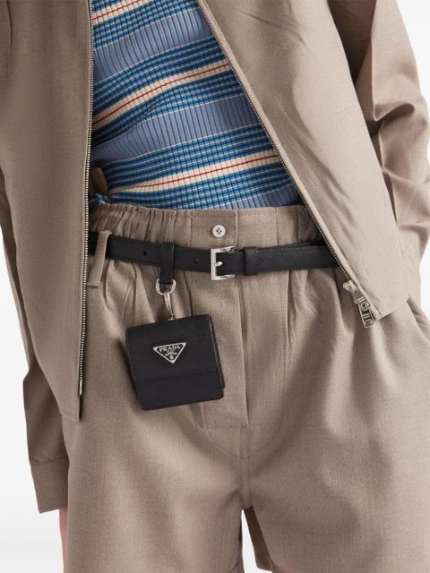 Prada Saffiano leather belt - Black