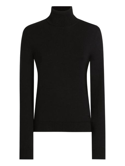 Dolce & Gabbana turtleneck ribbed jumper - Black - zdjęcie produktu nr 1