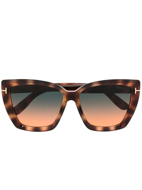 TOM FORD Eyewear Scarlett cat-eye sunglasses - Brown
