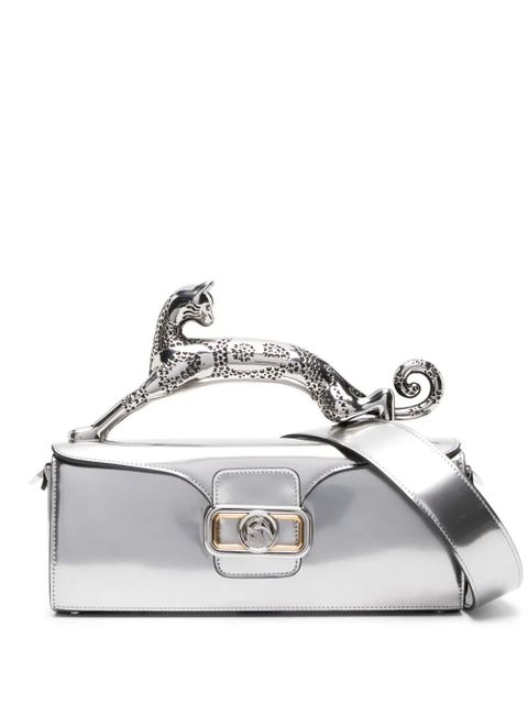 Lanvin Pencil Cat leather tote bag - Silver - zdjęcie produktu nr 1