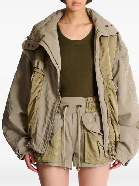 Balmain twill cotton bomber jacket - Green