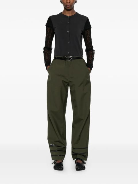 Coperni stripe tailored trousers - Green - zdjęcie produktu nr 2
