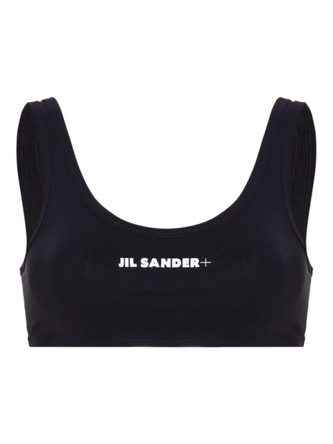 Jil Sander logo-print bikini top - Blue - zdjęcie produktu nr 1