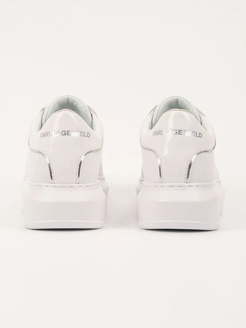 Karl Lagerfeld sneakersy skórzane KAPRI damskie kolor biały KL62518