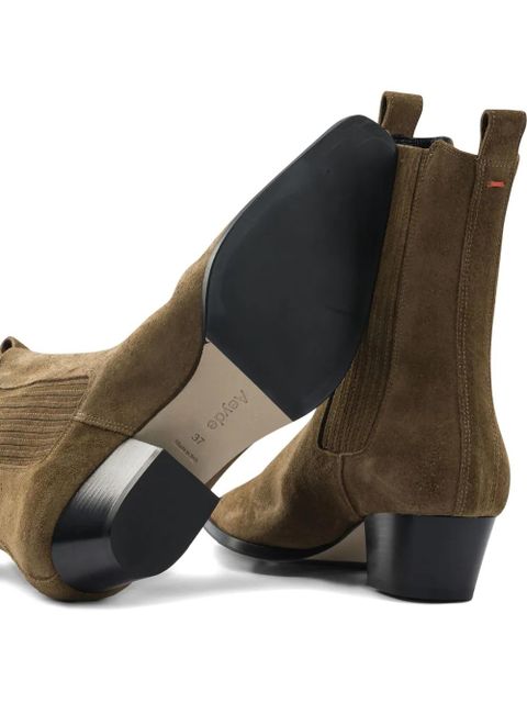 Aeyde 40mm Agata boots - Brown - zdjęcie produktu nr 2
