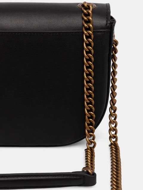 Kurt Geiger London torebka skórzana CHELSEA kolor czarny 3598300109