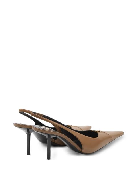 Saint Laurent Babylone Breteuil slingback pumps - Brown - zdjęcie produktu nr 2