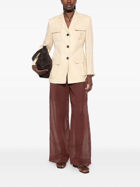 Max Mara buttoned jacket - Neutrals - zdjęcie produktu nr 2