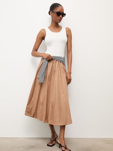 Answear.LAB spódnica bombka bawełniana - zdjęcie produktu nr 2