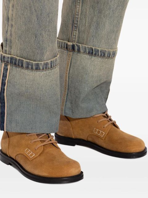 JW Anderson lace-up suede boots - Brown - zdjęcie produktu nr 2