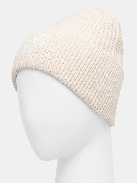 Tommy Hilfiger czapka wełniana kolor beżowy AW0AW18515 - zdjęcie produktu nr 2