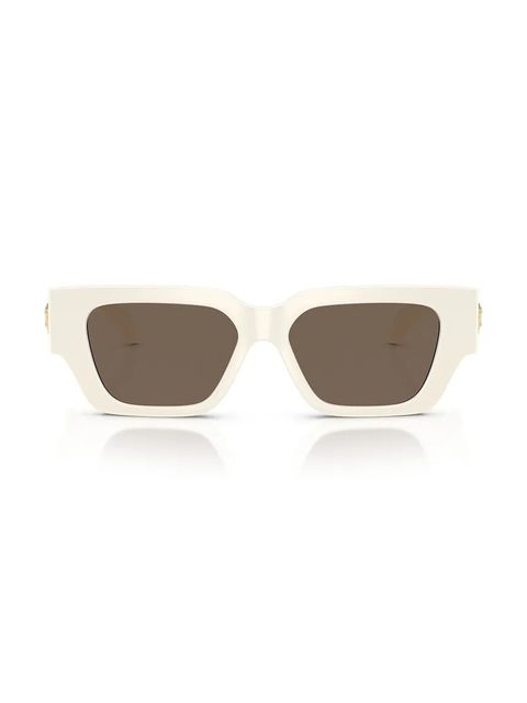 Versace okulary przeciwsłoneczne damskie kolor biały 0VE4497U