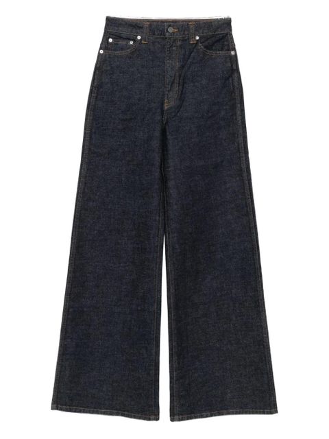 KHAITE wide-leg Dane jeans - Blue