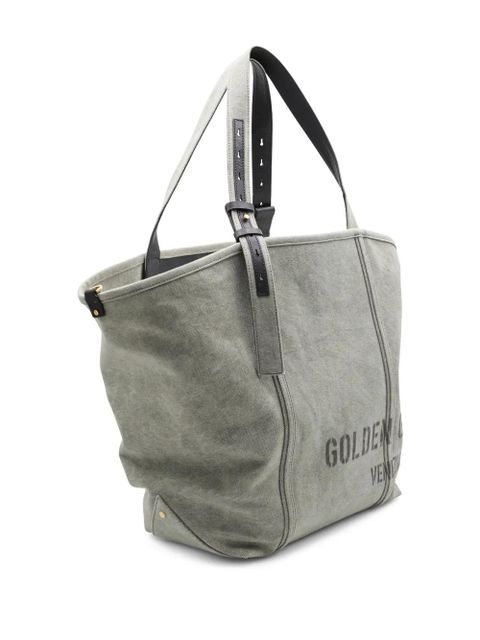 Golden Goose suede tote bag - Grey