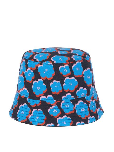 Lanvin floral bucket hat - Black - zdjęcie produktu nr 2