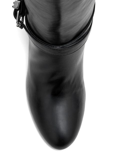 GANNI buckle-strap knee-high boots - Black - zdjęcie produktu nr 2