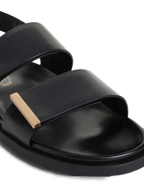 Tod's leather sandals - Black