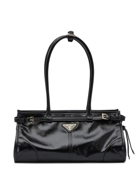 Prada medium Bonnie buckle-detail tote bag - Black - zdjęcie produktu nr 1