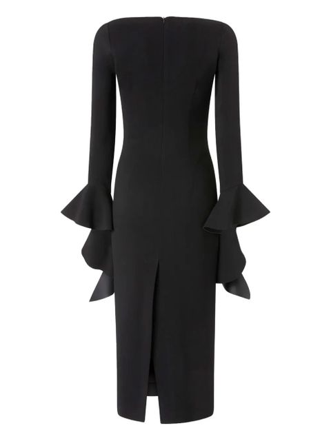 PINKO Formina square-neck midi dress - Black - zdjęcie produktu nr 2