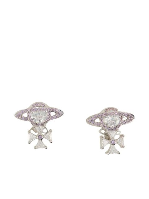 Vivienne Westwood Mila Orb earrings - Silver - zdjęcie produktu nr 2